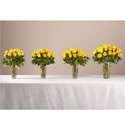 Long Stem Yellow Rose Bouquet – FLOWERS BY BAUERS & GREENHOUSE, Jarrettsville MD