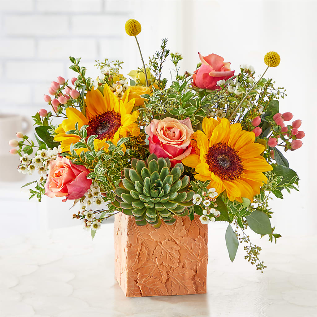 Sunflower Season Bouquet – FLOWERS BY BAUERS & GREENHOUSE, Jarrettsville MD