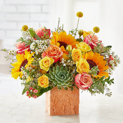 Sunflower Season Bouquet – FLOWERS BY BAUERS & GREENHOUSE, Jarrettsville MD