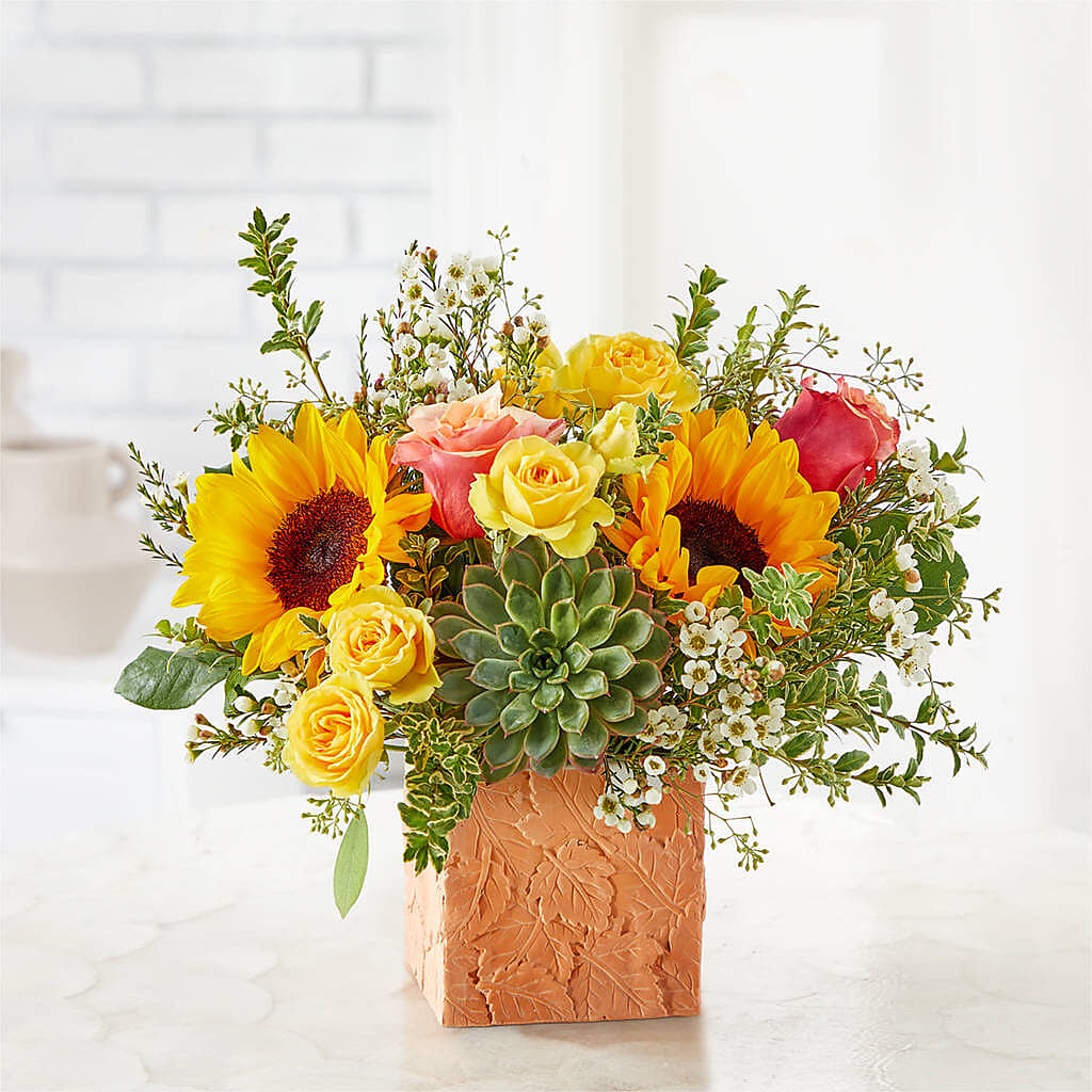 Sunflower Season Bouquet – FLOWERS BY BAUERS & GREENHOUSE, Jarrettsville MD
