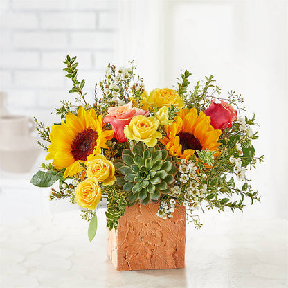 Sunflower Season Bouquet – FLOWERS BY BAUERS & GREENHOUSE, Jarrettsville MD