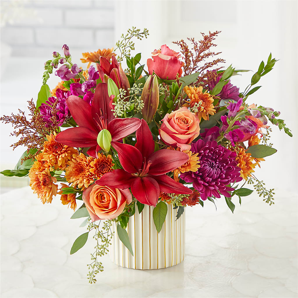 Burgundy Landscape Bouquet – FLOWERS BY BAUERS & GREENHOUSE, Jarrettsville MD