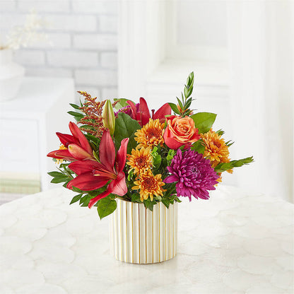 Burgundy Landscape Bouquet – FLOWERS BY BAUERS & GREENHOUSE, Jarrettsville MD