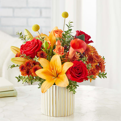 Scarlet Skies Bouquet – FLOWERS BY BAUERS & GREENHOUSE, Jarrettsville MD