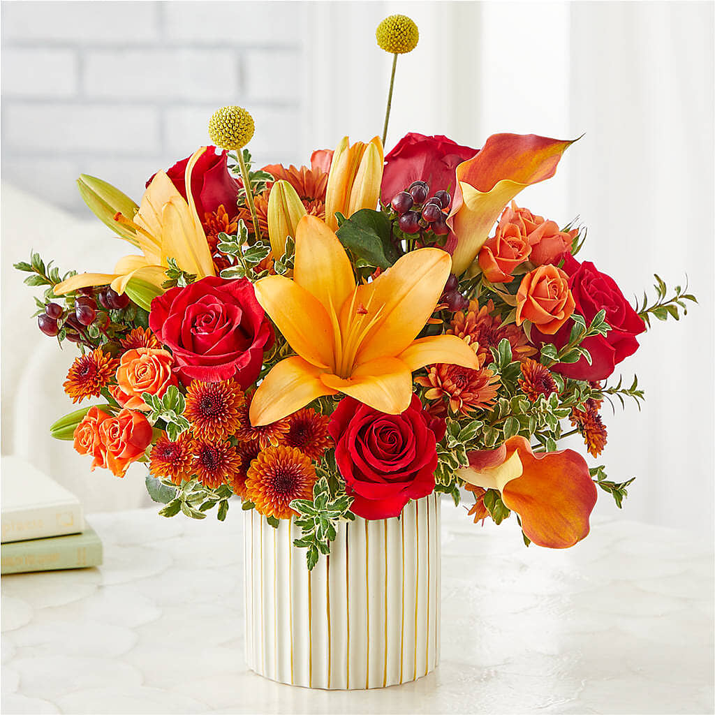 Scarlet Skies Bouquet – FLOWERS BY BAUERS & GREENHOUSE, Jarrettsville MD