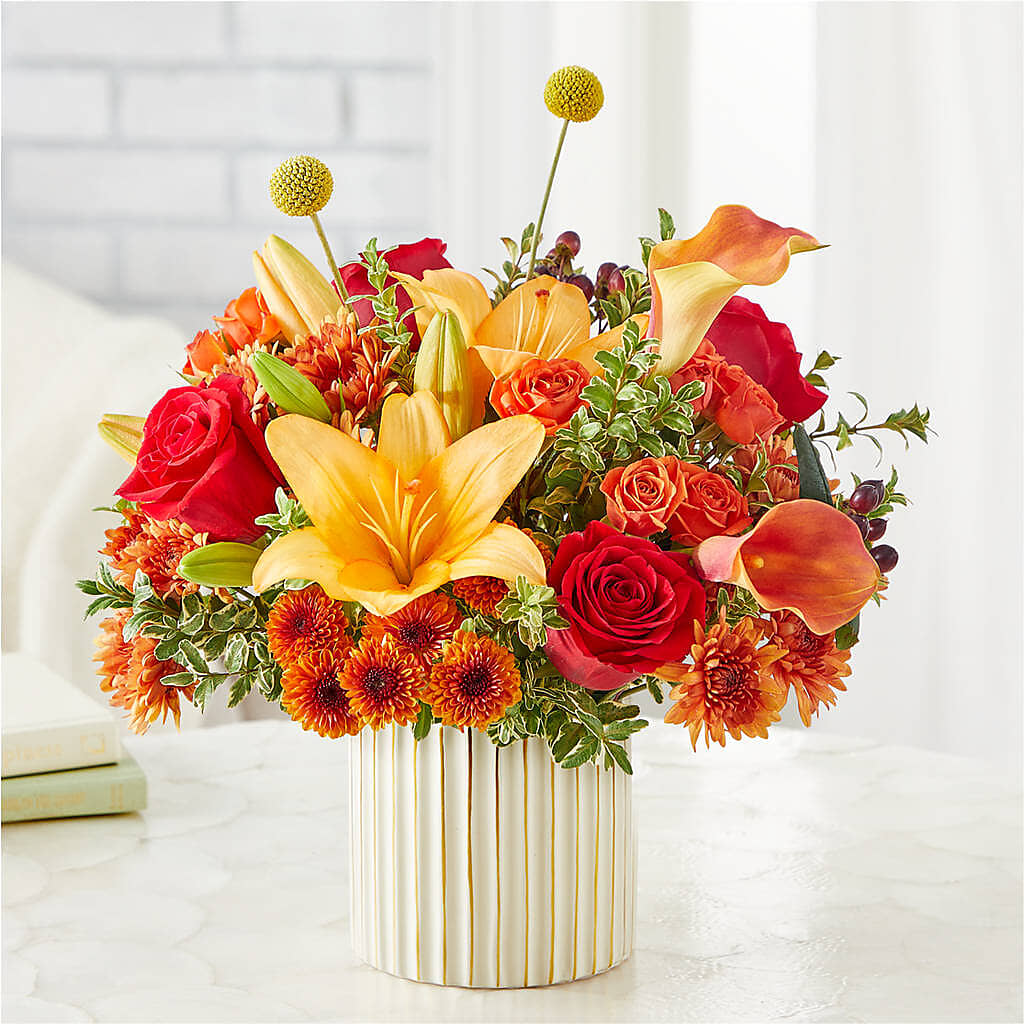 Scarlet Skies Bouquet – FLOWERS BY BAUERS & GREENHOUSE, Jarrettsville MD