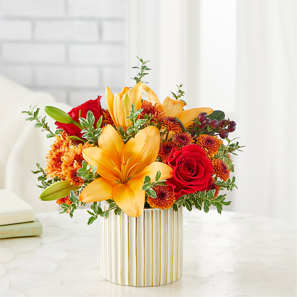 Scarlet Skies Bouquet – FLOWERS BY BAUERS & GREENHOUSE, Jarrettsville MD