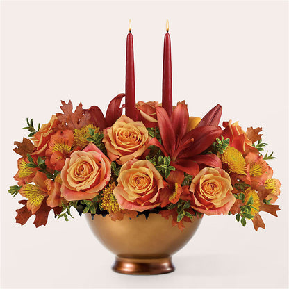 Harvest Table Centerpiece – FLOWERS BY BAUERS & GREENHOUSE, Jarrettsville MD