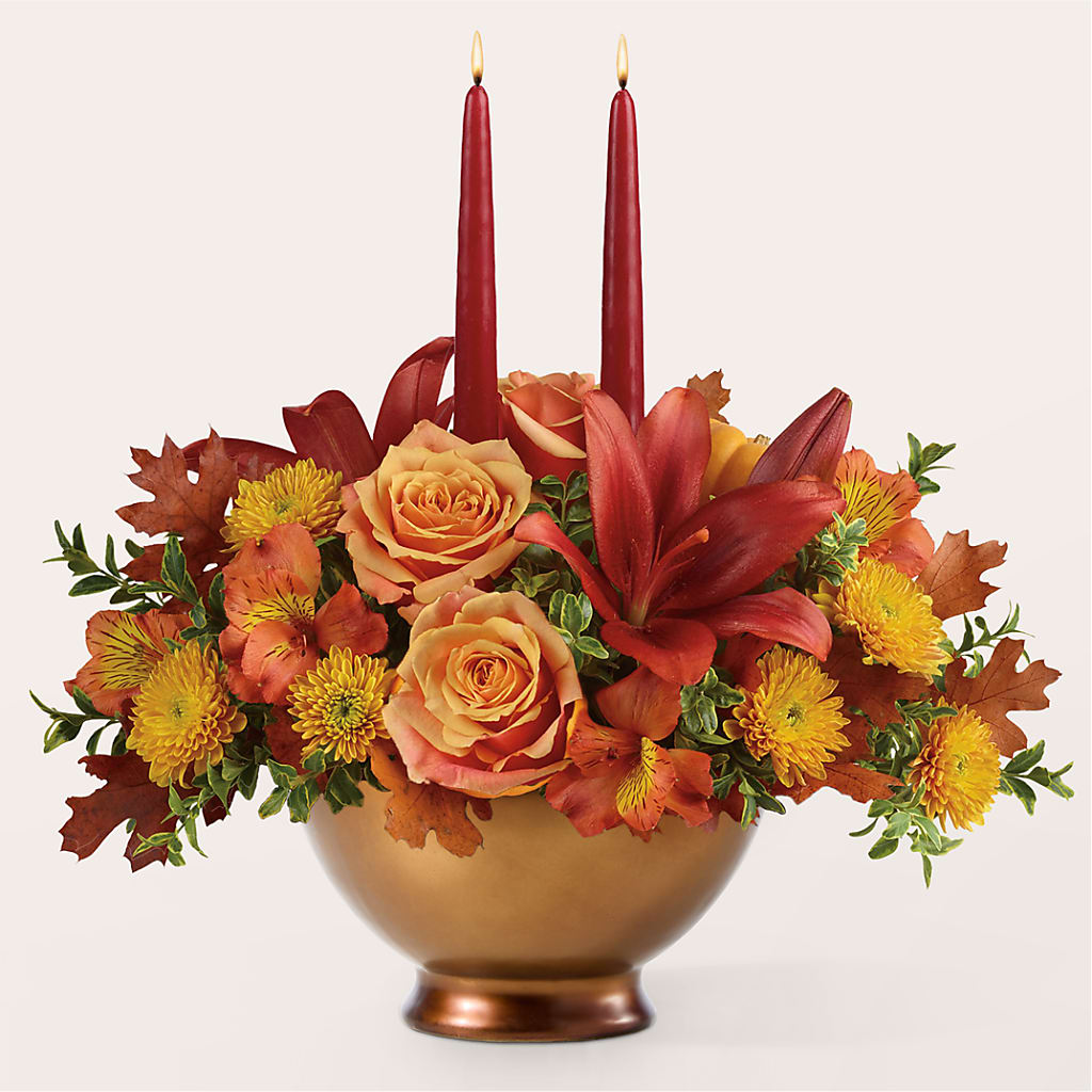 Harvest Table Centerpiece – FLOWERS BY BAUERS & GREENHOUSE, Jarrettsville MD