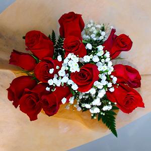 Flowers By Bauers Classic Red Rose Sleeve – FLOWERS BY BAUERS & GREENHOUSE, Jarrettsville MD