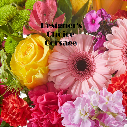 Designer Choice Corsage – FLOWERS BY BAUERS & GREENHOUSE, Jarrettsville MD