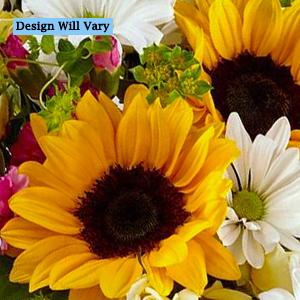 Flowers By Bauers Sunburst Gold Florist Original Bouquet – FLOWERS BY BAUERS & GREENHOUSE, Jarrettsville MD