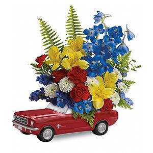 Flowers By Bauers '65 Ford Mustang Bouquet – FLOWERS BY BAUERS & GREENHOUSE, Jarrettsville MD
