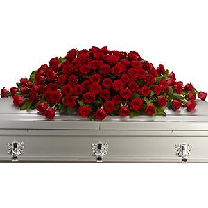 Flowers By Bauers Greatest Love Casket Spray