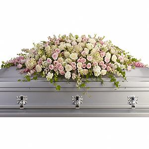 Flowers By Bauers Always Adored Casket Spray – FLOWERS BY BAUERS & GREENHOUSE, Jarrettsville MD