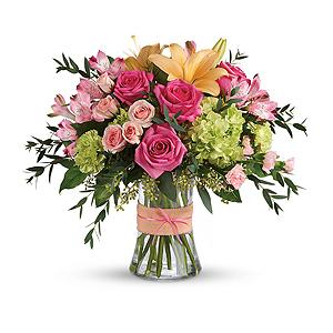 Flowers By Bauers Blush Life Bouquet DX – FLOWERS BY BAUERS & GREENHOUSE, Jarrettsville MD