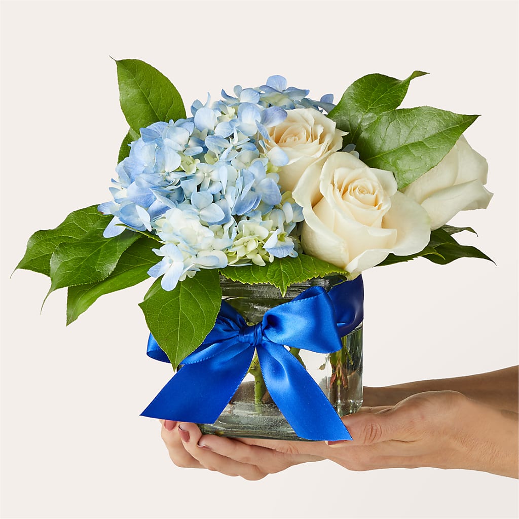 Sky Blue Delight Bouquet – FLOWERS BY BAUERS & GREENHOUSE, Jarrettsville MD
