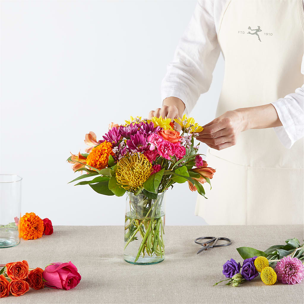 Feast of Color – A Florist Original – FLOWERS BY BAUERS & GREENHOUSE, Jarrettsville MD