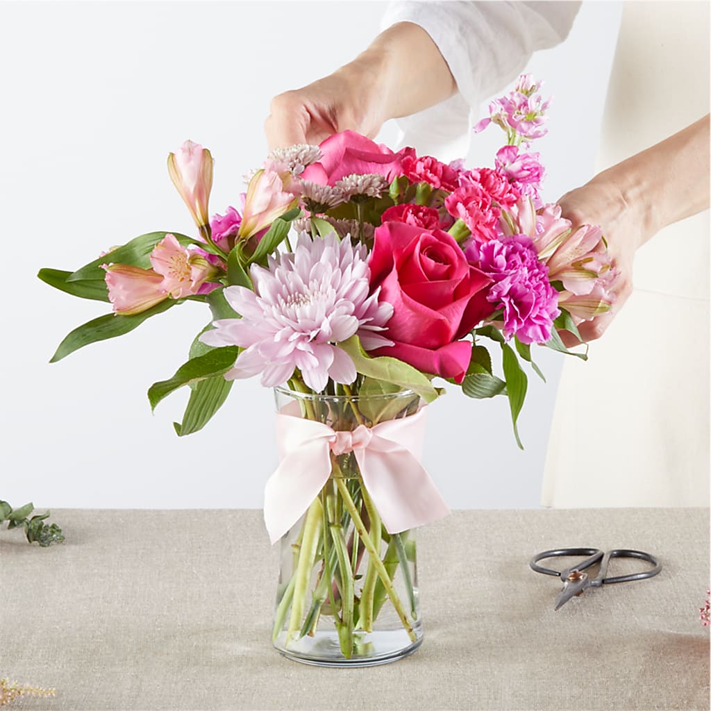 Pink Ribbon - A Florist Original – FLOWERS BY BAUERS & GREENHOUSE, Jarrettsville MD
