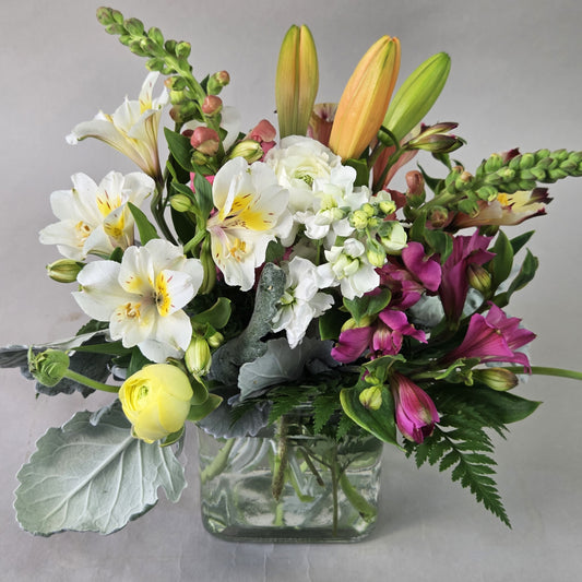 Local Spring Greenhouse Arrangement