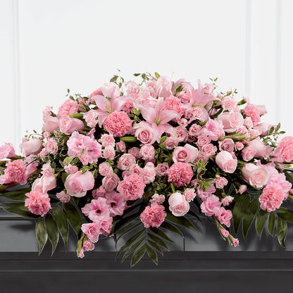 Garden of Comfort Casket Spray (Standard) – FLOWERS BY BAUERS & GREENHOUSE, Jarrettsville MD