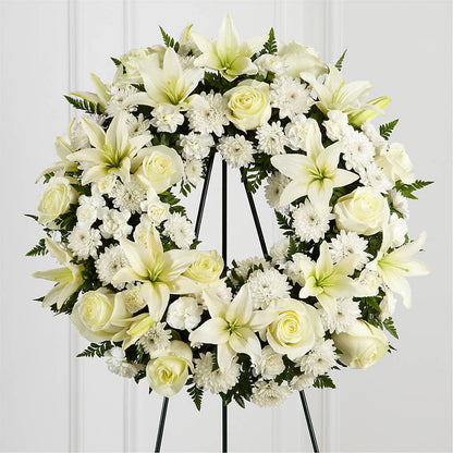 Treasured Tribute Wreath – FLOWERS BY BAUERS & GREENHOUSE, Jarrettsville MD