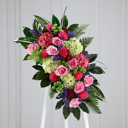 Refreshing Mix Standing Spray – FLOWERS BY BAUERS & GREENHOUSE, Jarrettsville MD