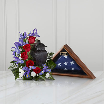 Patriotic Tribute Arrangement – FLOWERS BY BAUERS & GREENHOUSE, Jarrettsville MD
