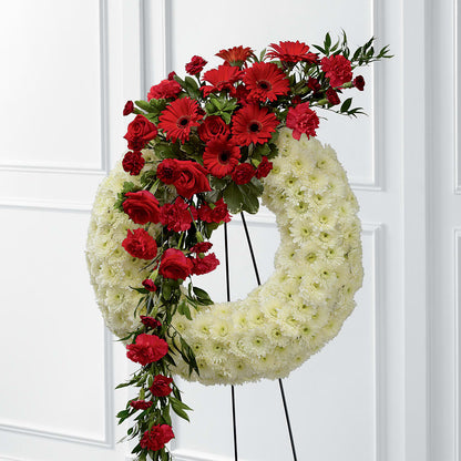 Graceful Tribute Wreath – FLOWERS BY BAUERS & GREENHOUSE, Jarrettsville MD