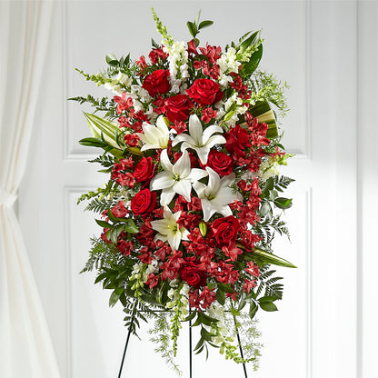 Everlasting Memory Standing Spray – FLOWERS BY BAUERS & GREENHOUSE, Jarrettsville MD