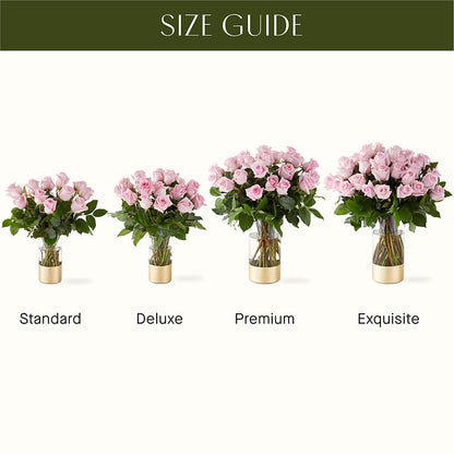 Picture Perfect Pink Rose Bouquet – FLOWERS BY BAUERS & GREENHOUSE, Jarrettsville MD