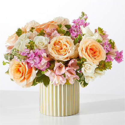 Paradise Bouquet with Ivory Vase – FLOWERS BY BAUERS & GREENHOUSE, Jarrettsville MD