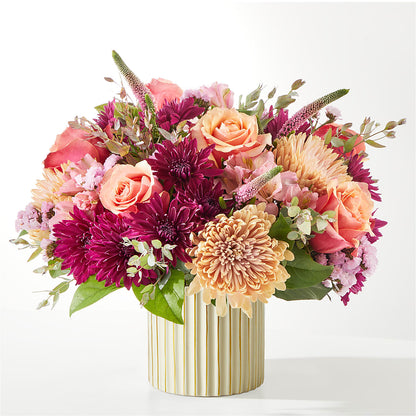 Berry Cobbler Bouquet with Ivory Vase – FLOWERS BY BAUERS & GREENHOUSE, Jarrettsville MD