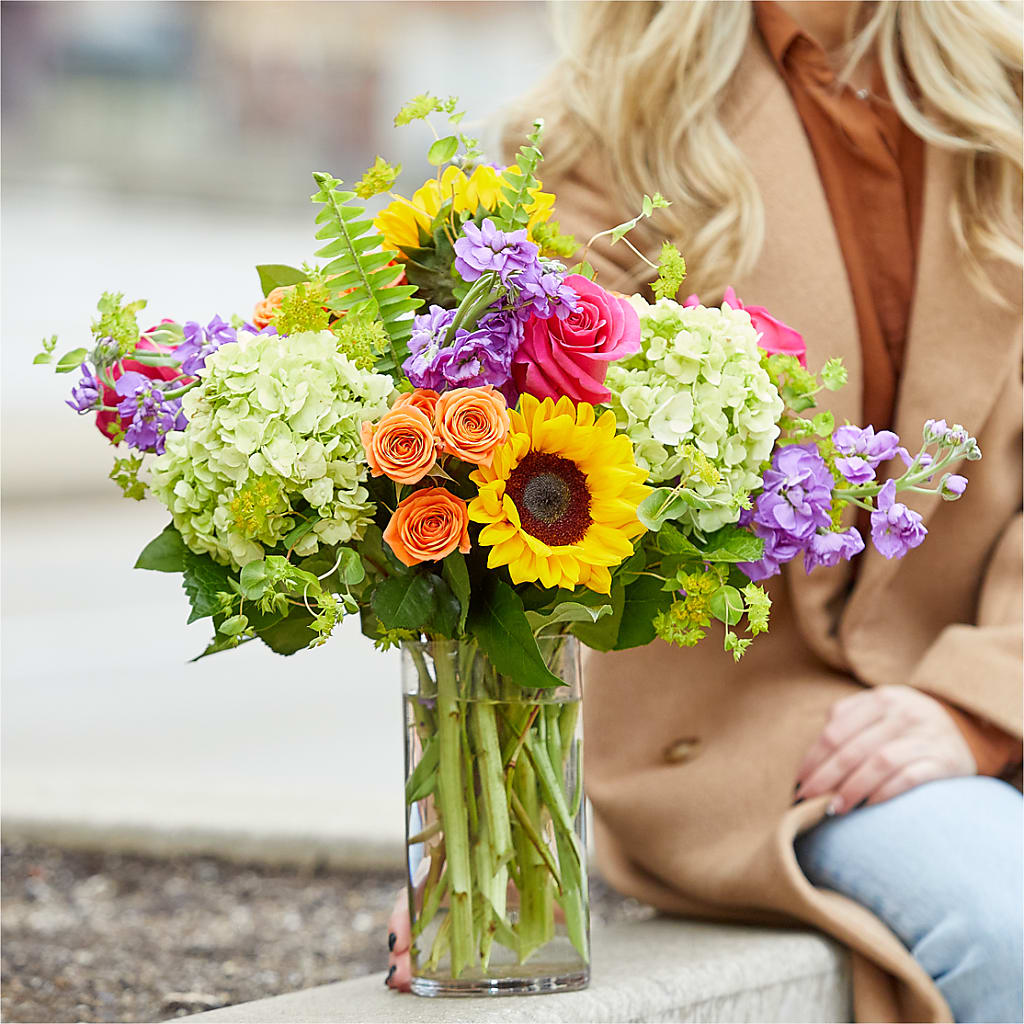Vibrant Greetings Bouquet – FLOWERS BY BAUERS & GREENHOUSE, Jarrettsville MD