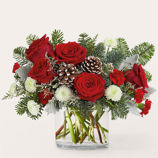 Yule Cheer Bouquet – FLOWERS BY BAUERS & GREENHOUSE, Jarrettsville MD