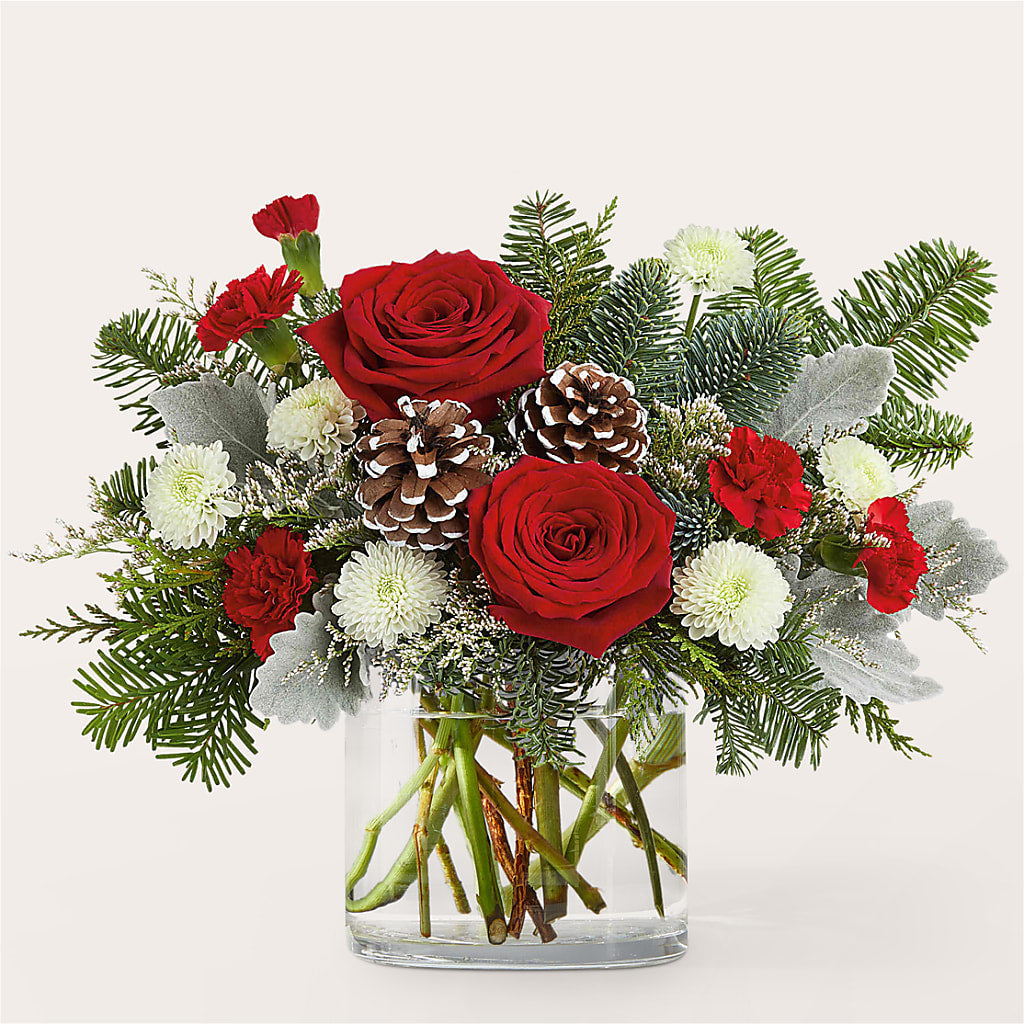 Yule Cheer Bouquet – FLOWERS BY BAUERS & GREENHOUSE, Jarrettsville MD