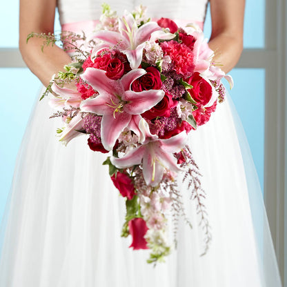 Lily & Rose Bouquet – FLOWERS BY BAUERS & GREENHOUSE, Jarrettsville MD