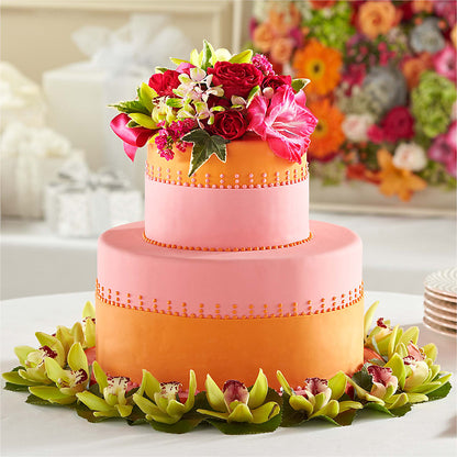 Sweet Citrus Cake Decor – FLOWERS BY BAUERS & GREENHOUSE, Jarrettsville MD