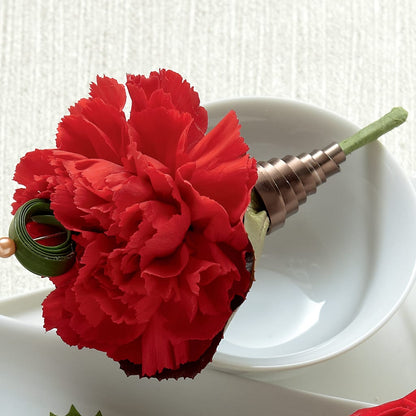 Red Carnation Boutonniere – FLOWERS BY BAUERS & GREENHOUSE, Jarrettsville MD