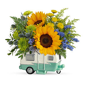 Flowers By Bauers Retro Road Tripper Bouquet