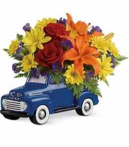 Flowers By Bauers Vintage Ford Pickup Bouquet